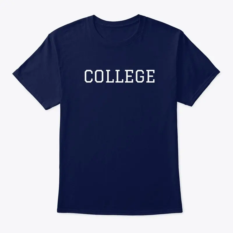 College Tee (Navy Blue only)